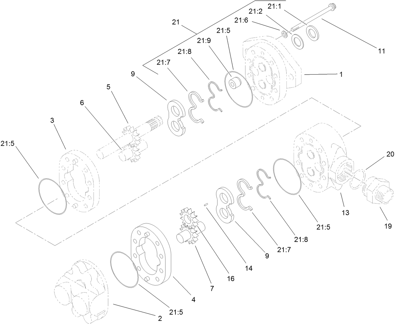 Gear Pump Assembly No. 104-7737