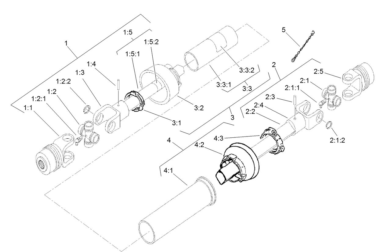 Driveshaft Assembly No. 104-0590