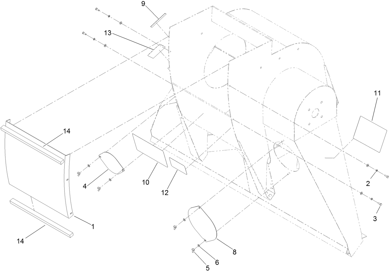 Blower Decal and Cover Assembly