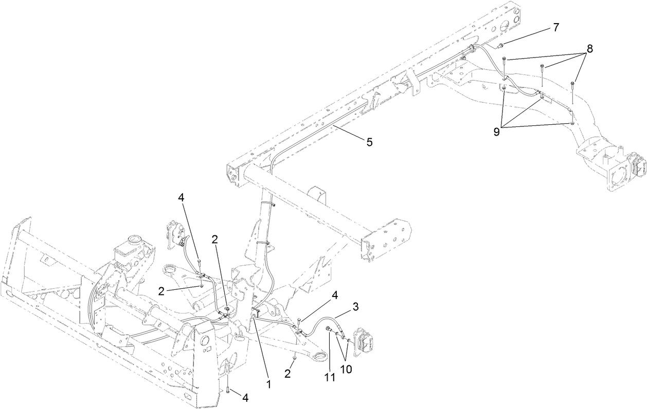 Hydraulic Brake Line Assembly
