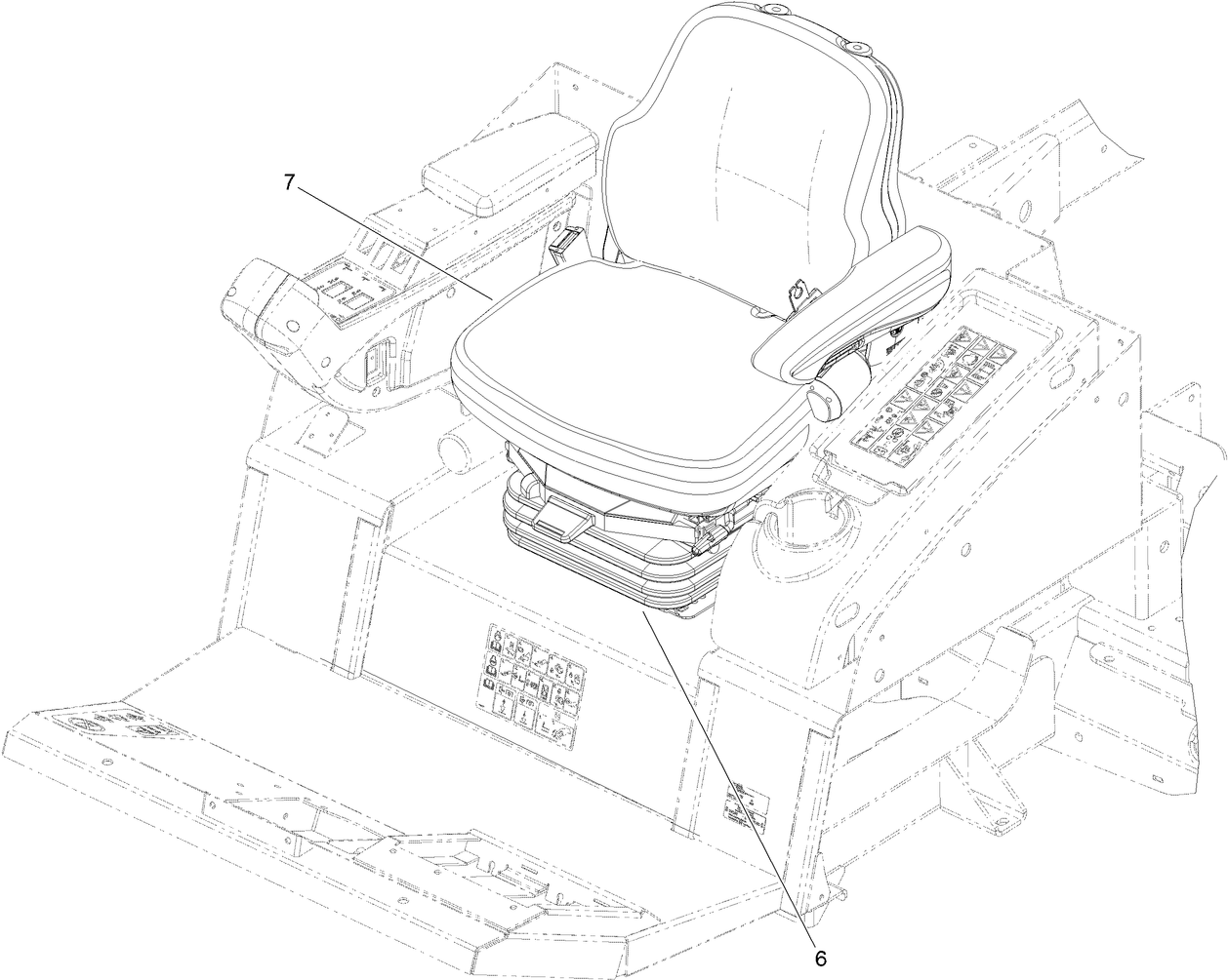 Cab Seat Assembly