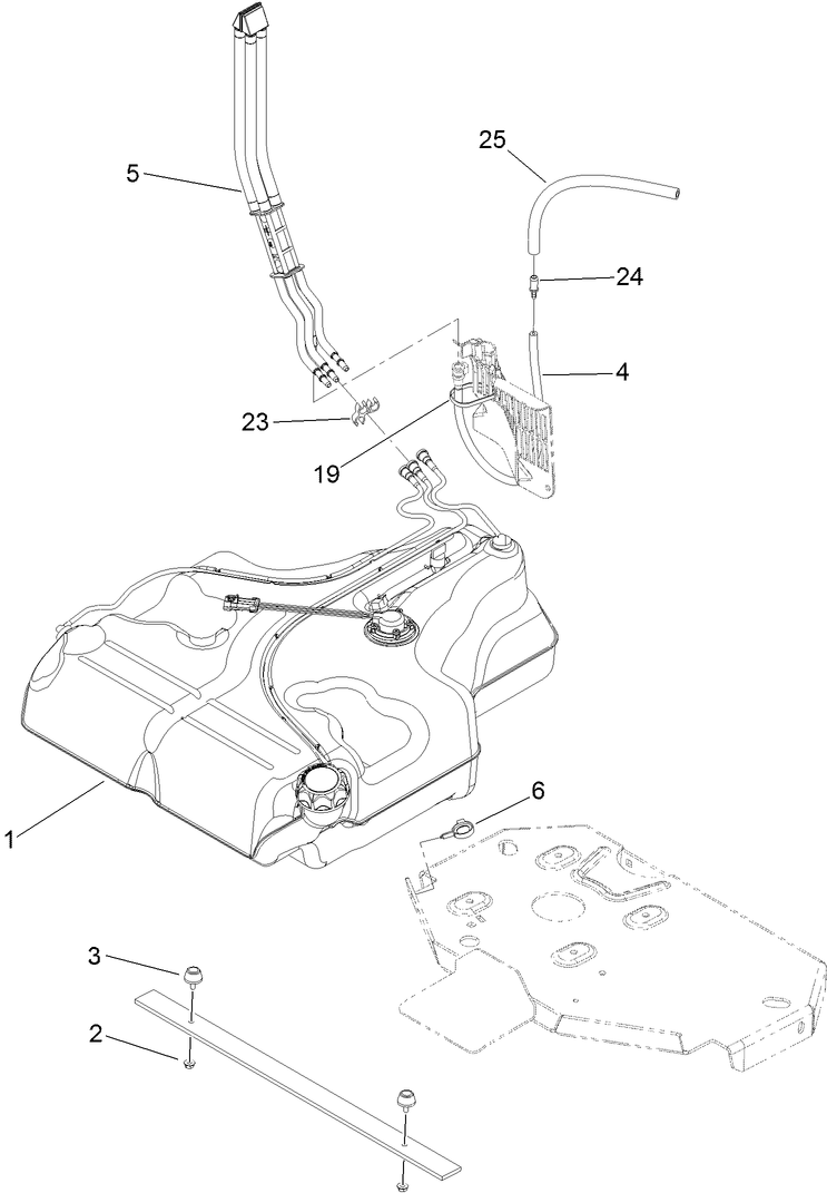 Fuel Tank Mounting Assembly