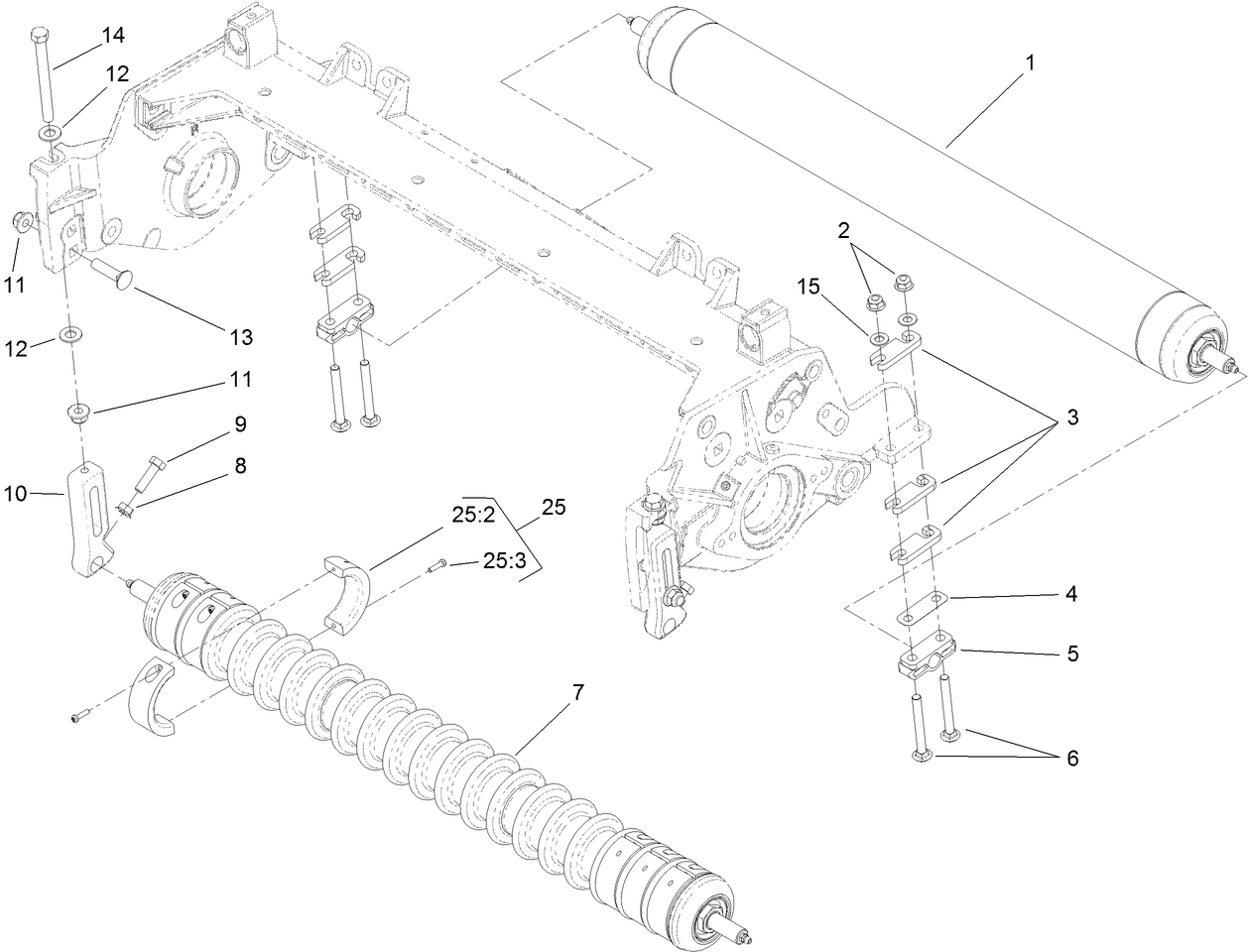 Front and Rear Roller Assembly