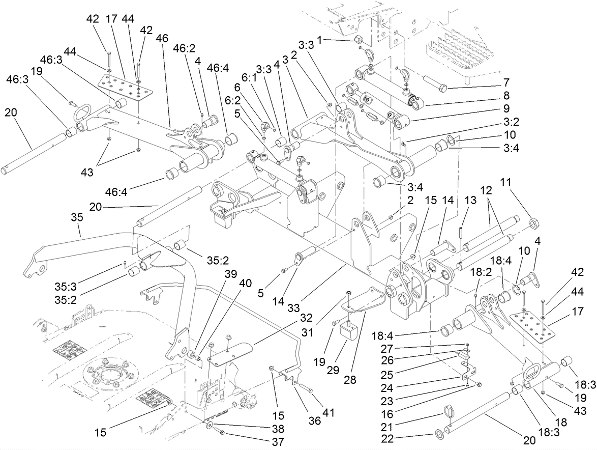 Front Lift Arm Assembly