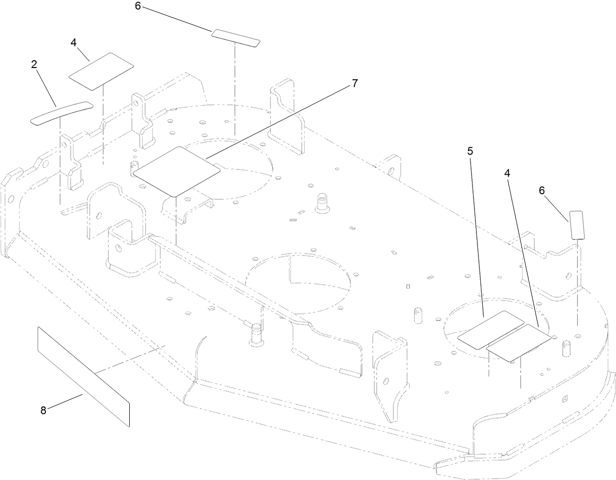 Deck Decal Assembly No. 119-0161