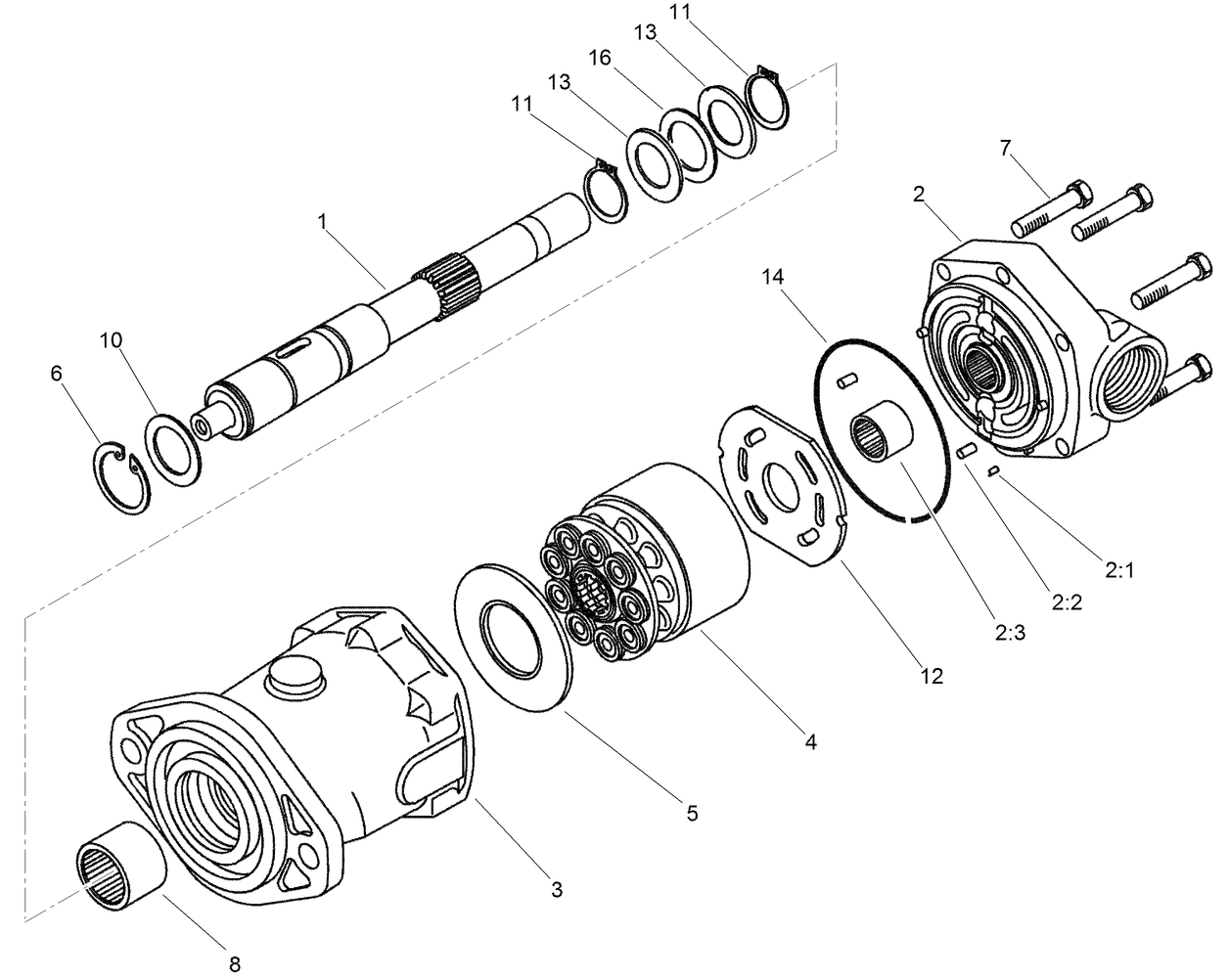 Piston Motor Assembly No. 105-1219