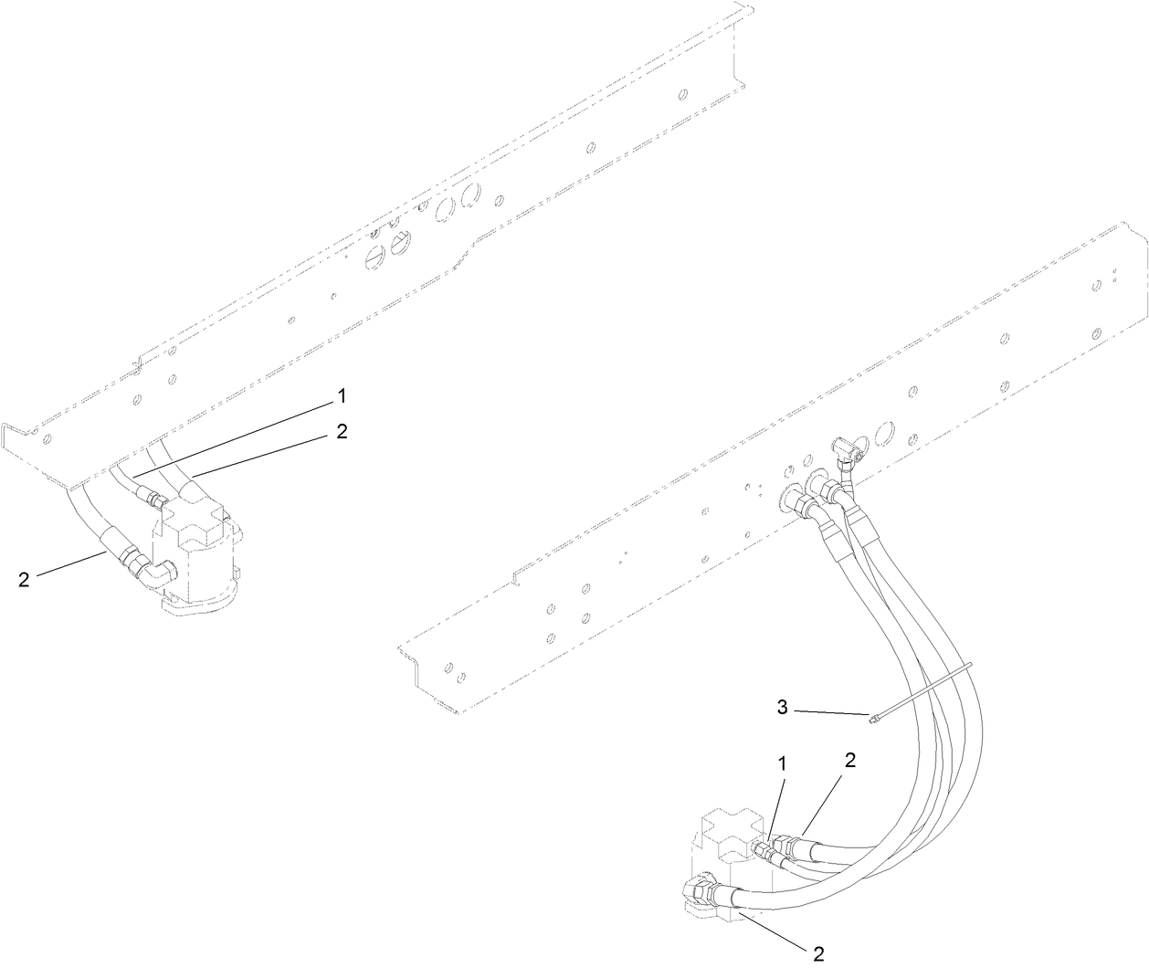 No. 2 and 3 Hose Installation Assembly
