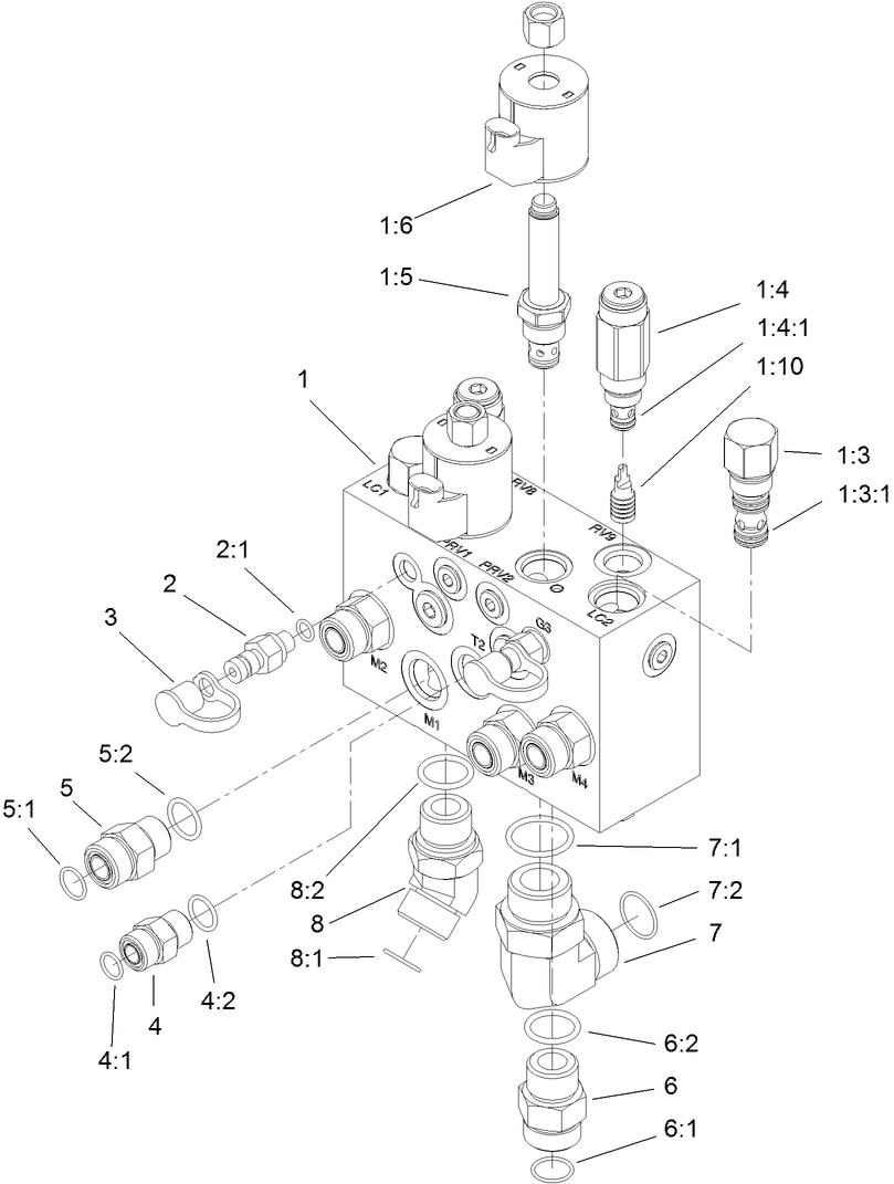 Mow Manifold Assembly No. 117-2392