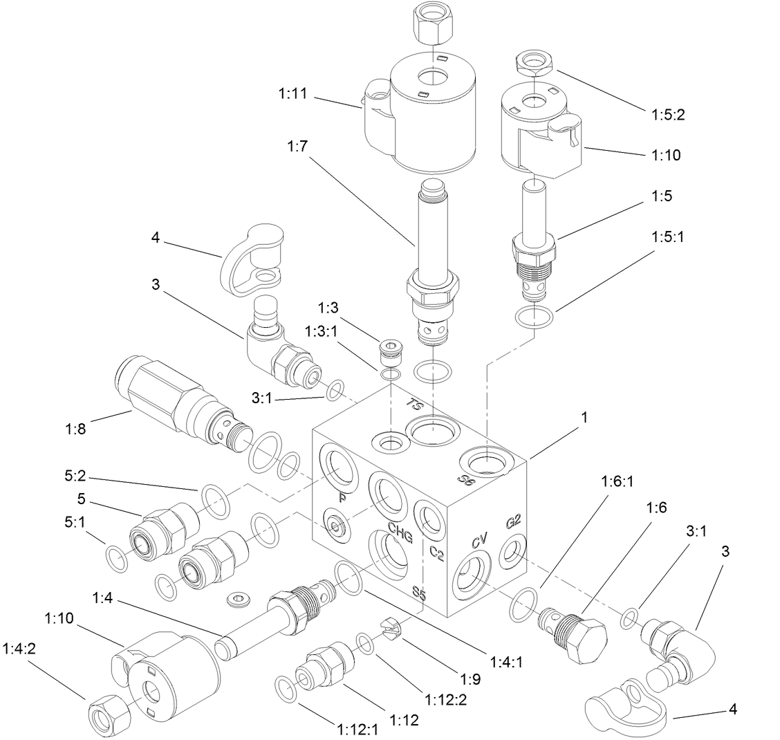Lift Manifold Assembly No. 117-2388