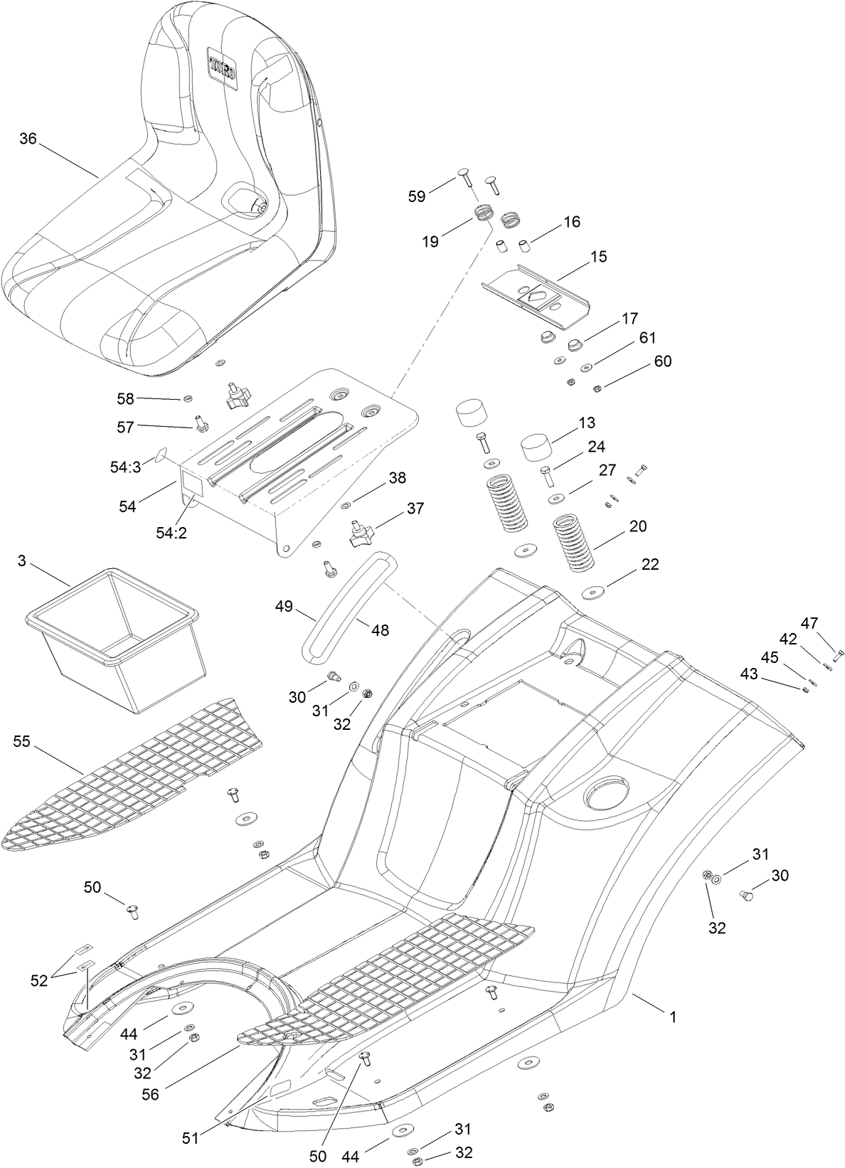 Seat and Body Fender Assembly