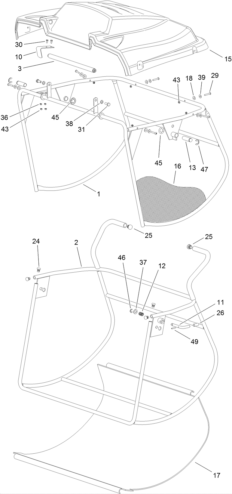 Grass Collector Assembly