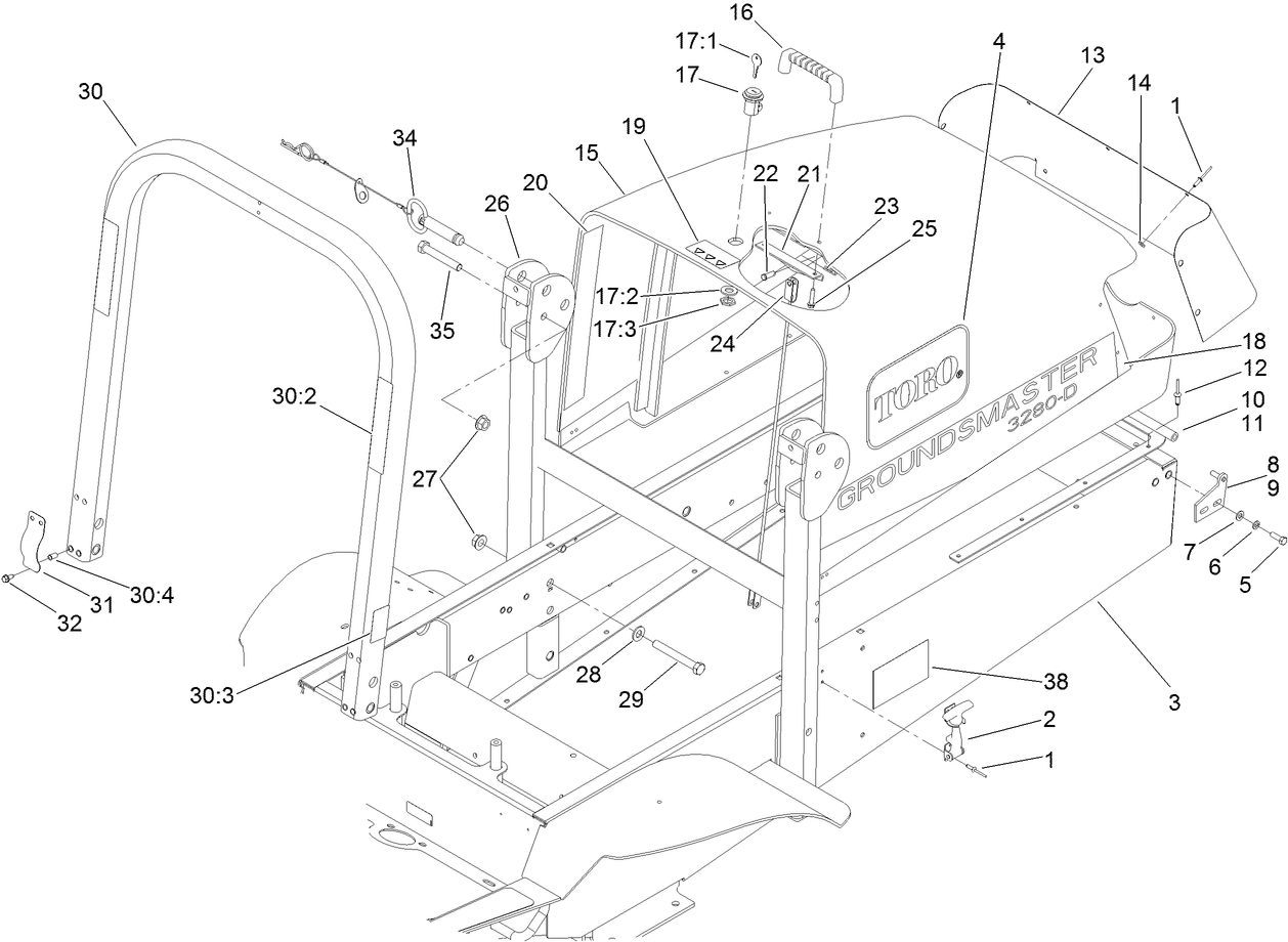 Frame and Hood Assembly