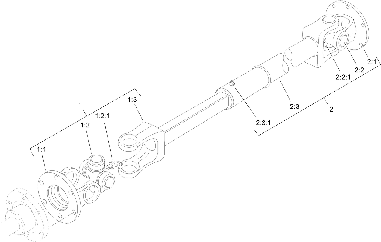 Driveshaft Assembly No. 98-5009