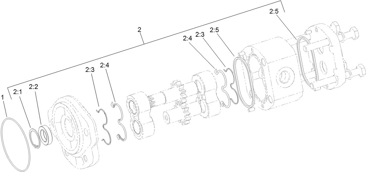 Hydraulic Gear Pump Assembly No. 114-9958