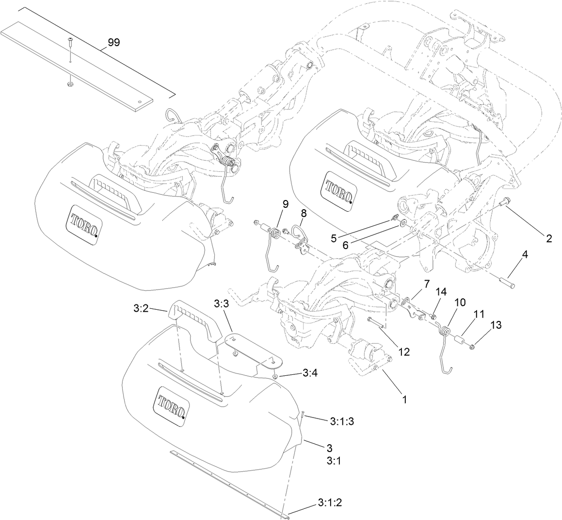 Suspension and Basket Assembly