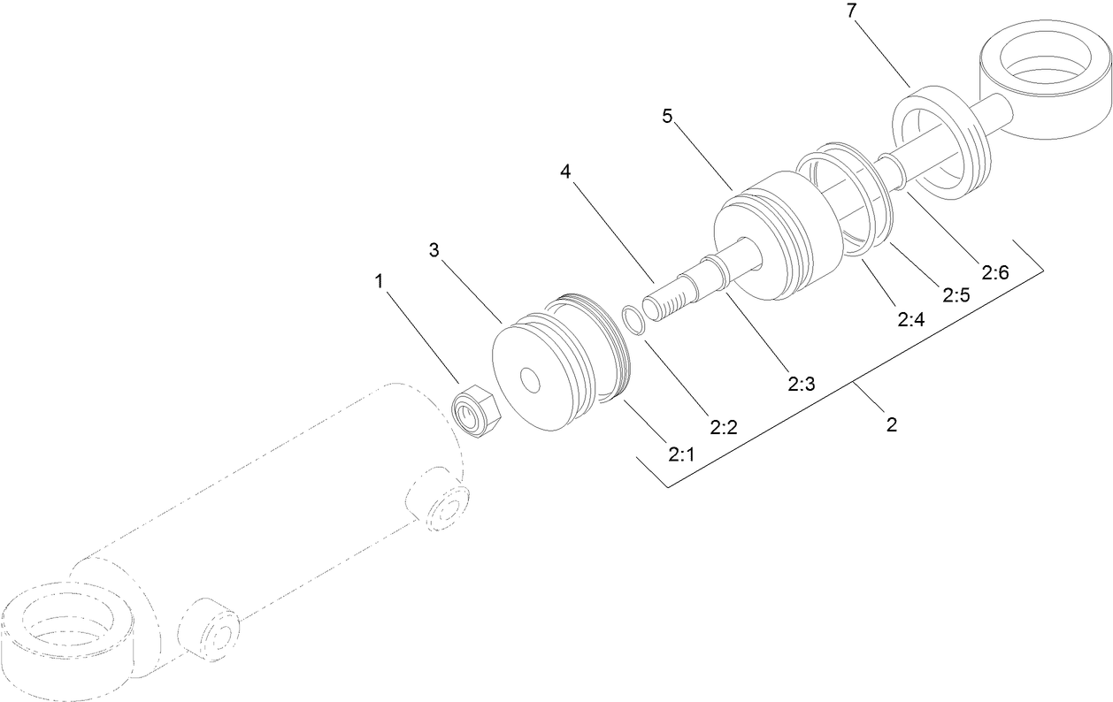 Hydraulic Cylinder Assembly No. 99-2415