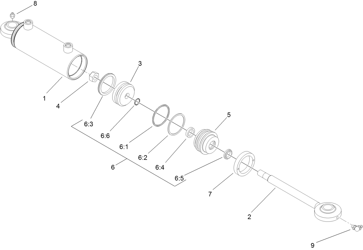 Steering Cylinder Assembly No. 115-4525