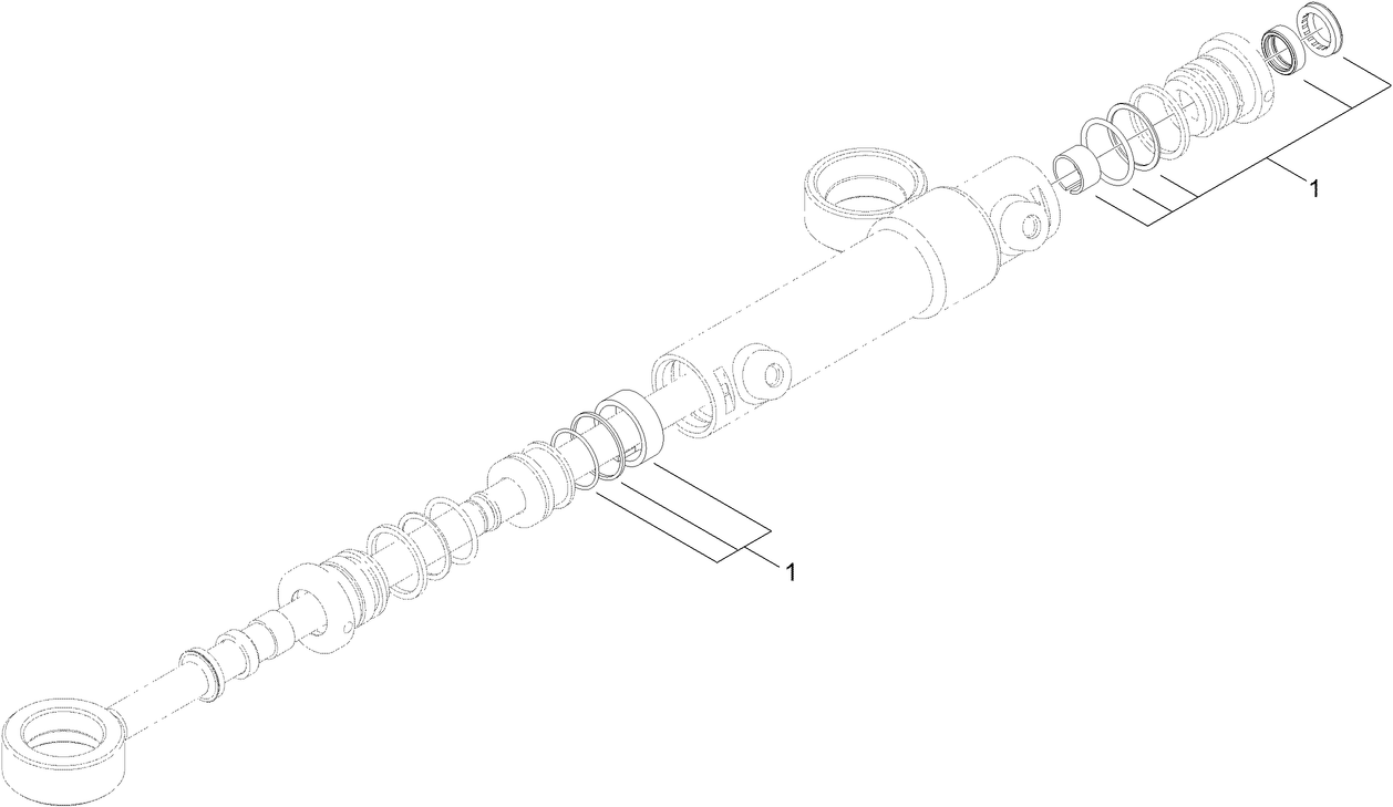 Hydraulic Cylinder Assembly No. 112-0298