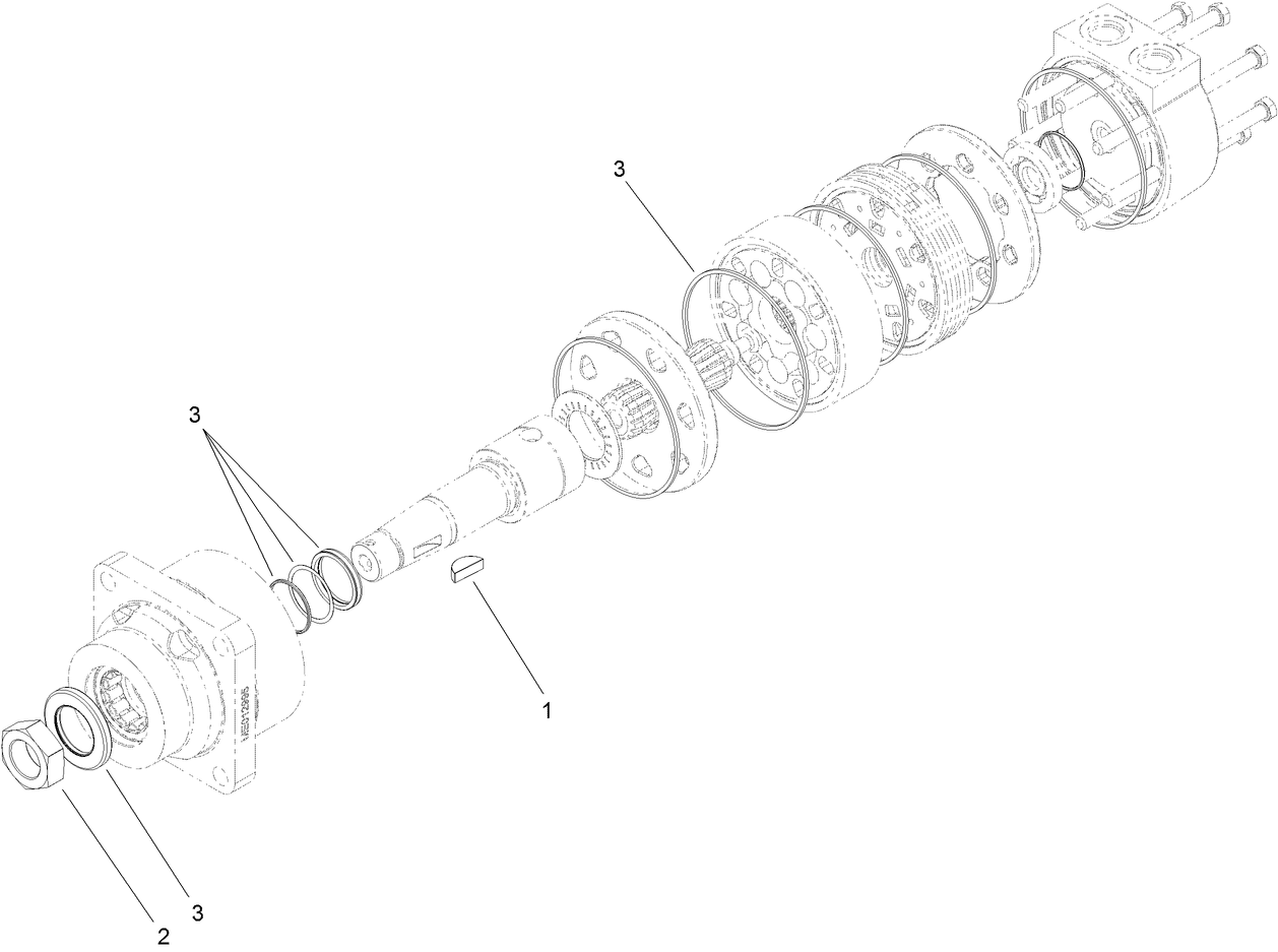 Hydraulic Motor Assembly No. 108-5230