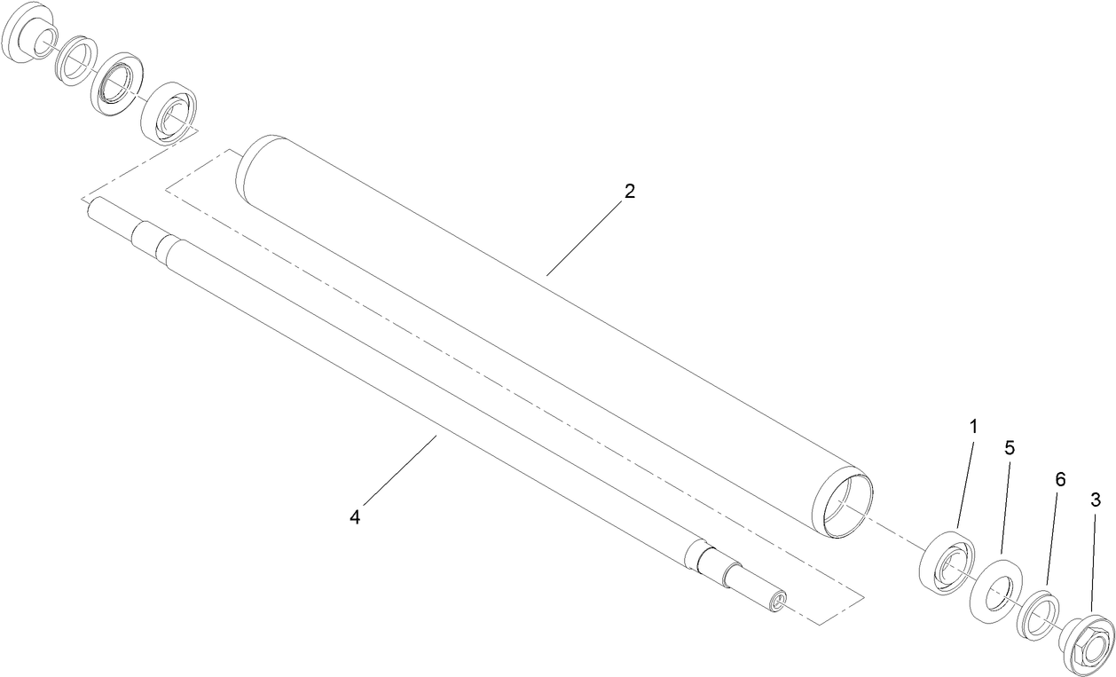 Rear Full Roller Assembly No. 115-7356