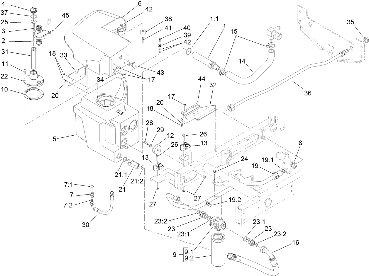 Hydraulic Tank Assembly