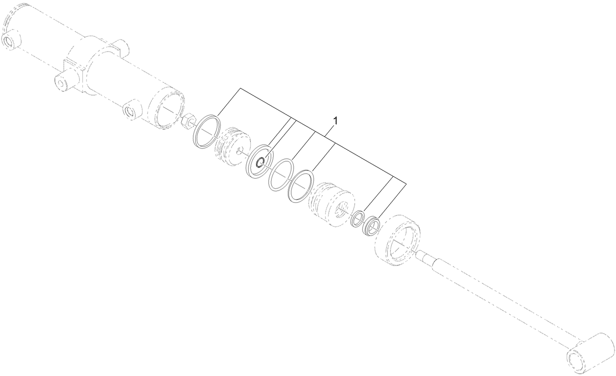 Hydraulic Cylinder Assembly No. 117-6441