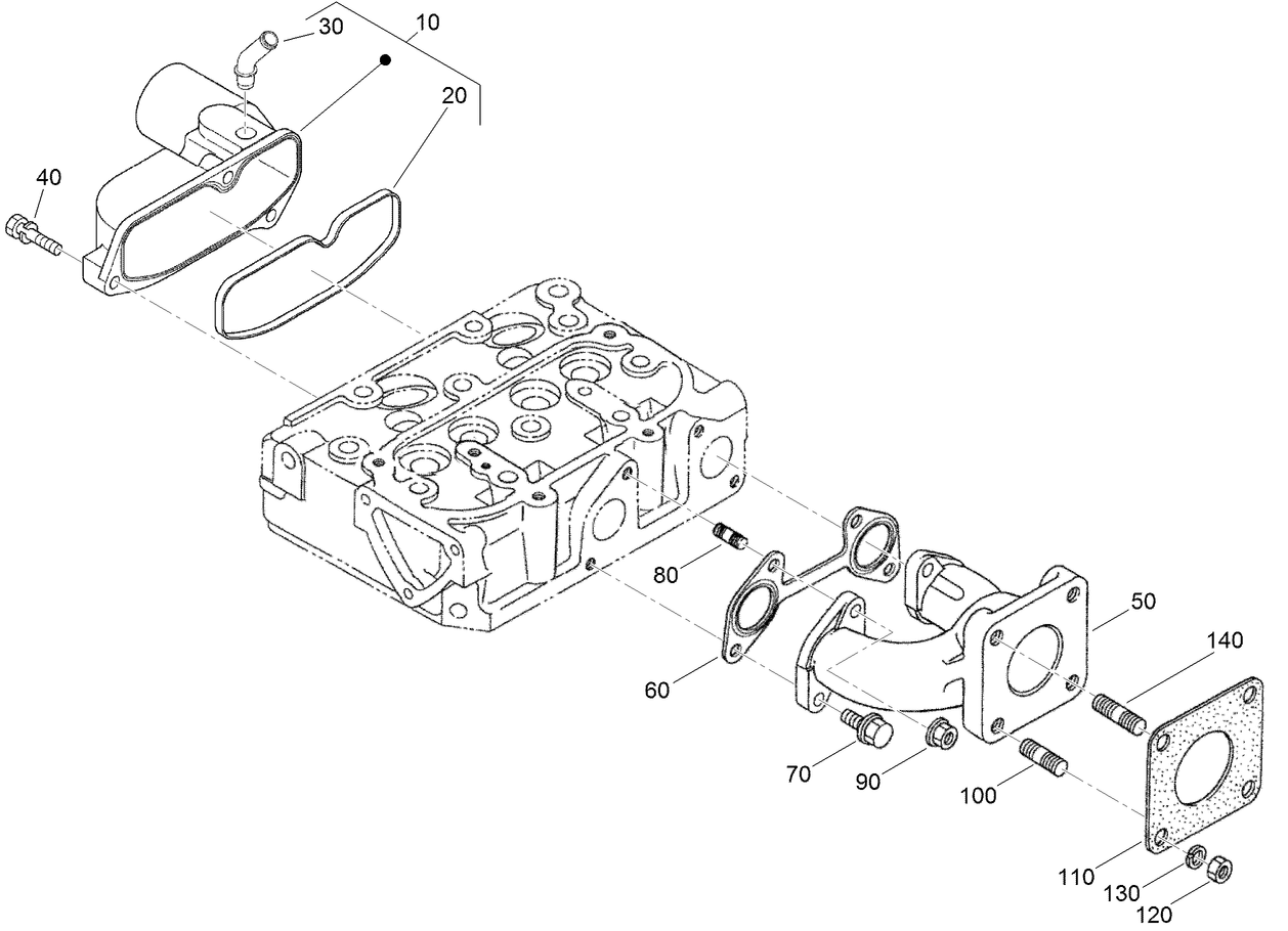 Intake and Exhaust Manifold Assembly