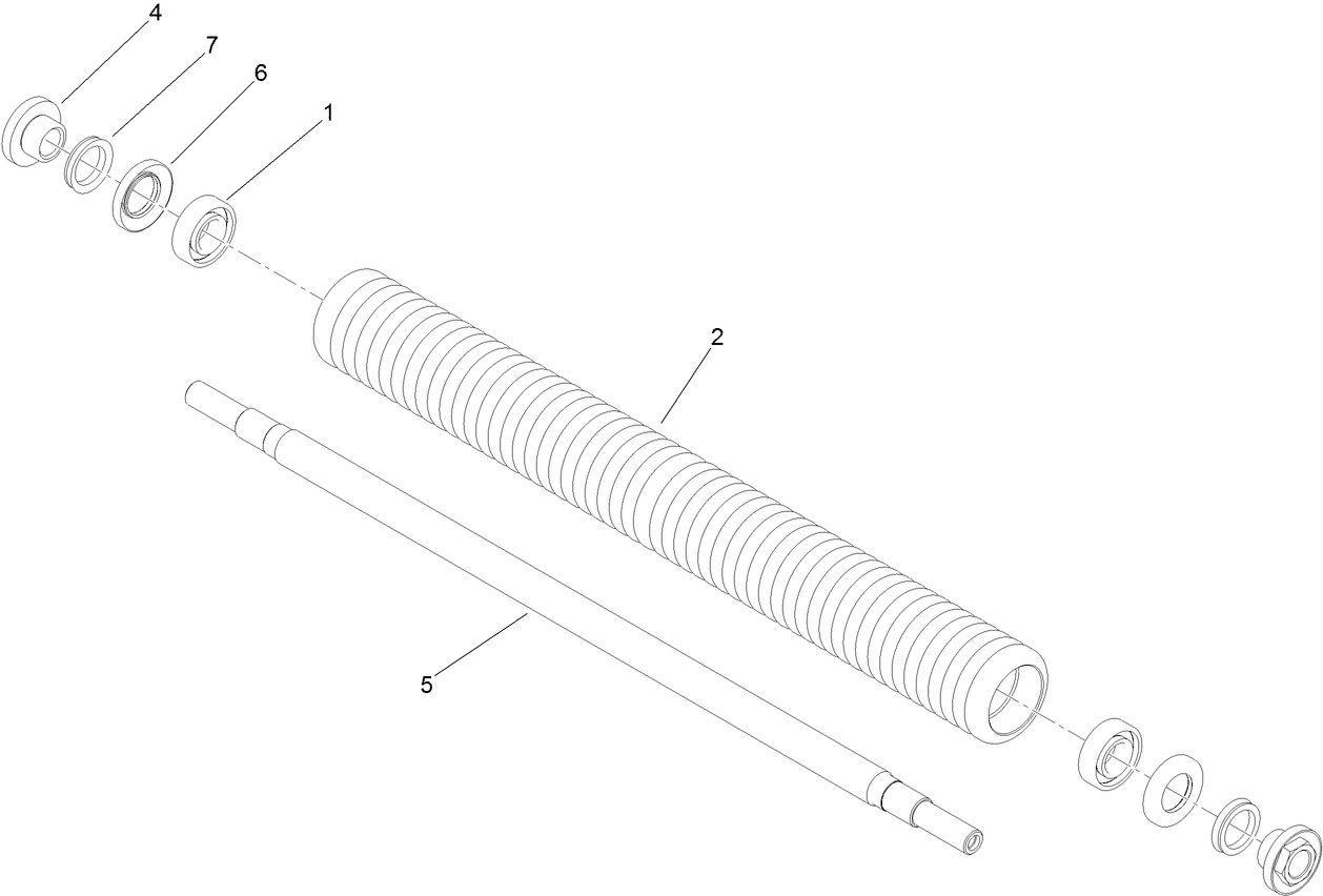 Narrow Wiehle Roller Assembly No. 115-7360