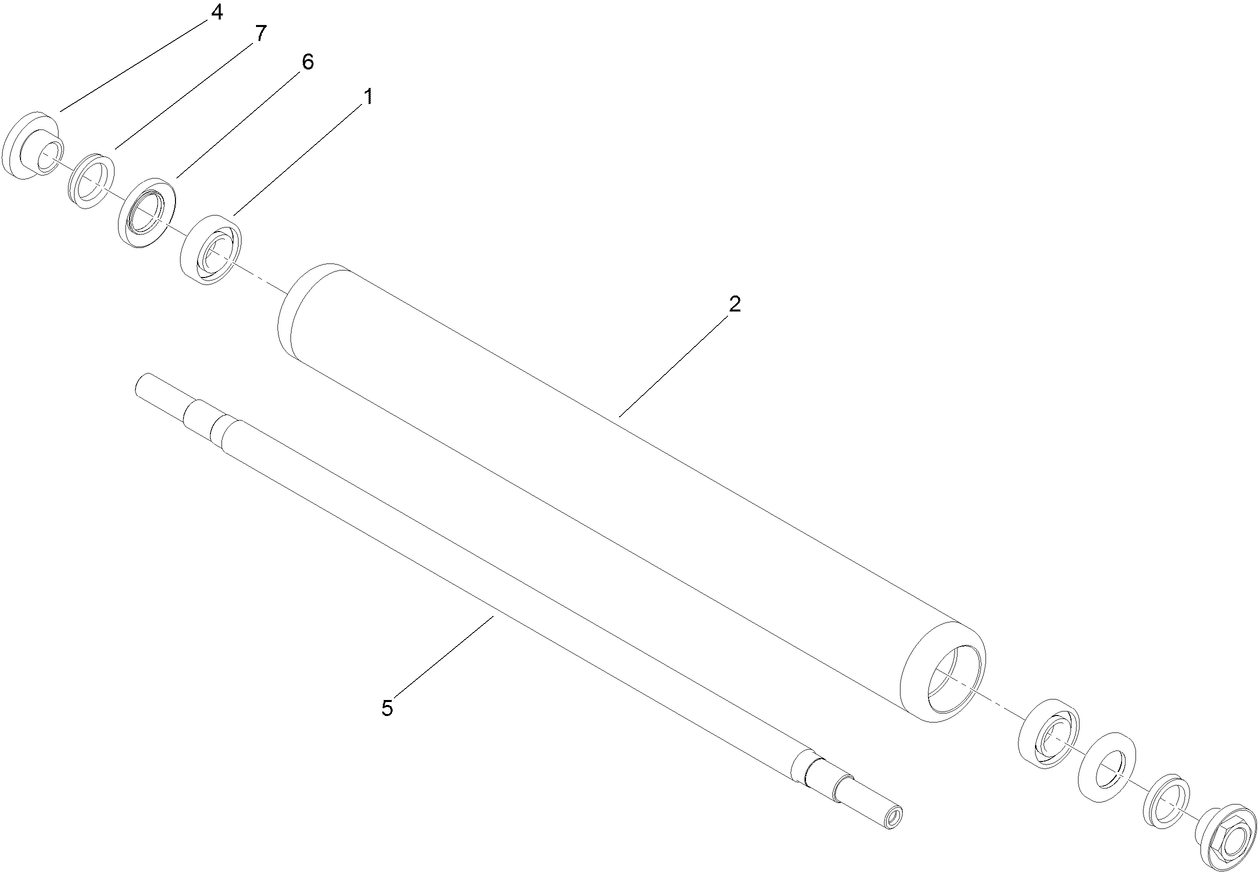 Smooth Roller Assembly No. 115-7388