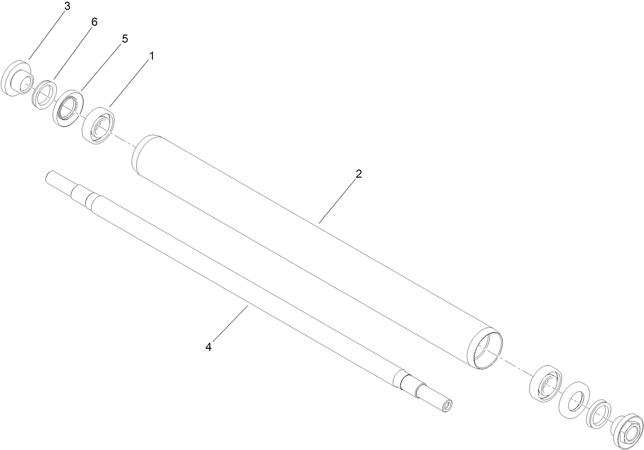 Steel Rear Full Roller Assembly No. 120-9595