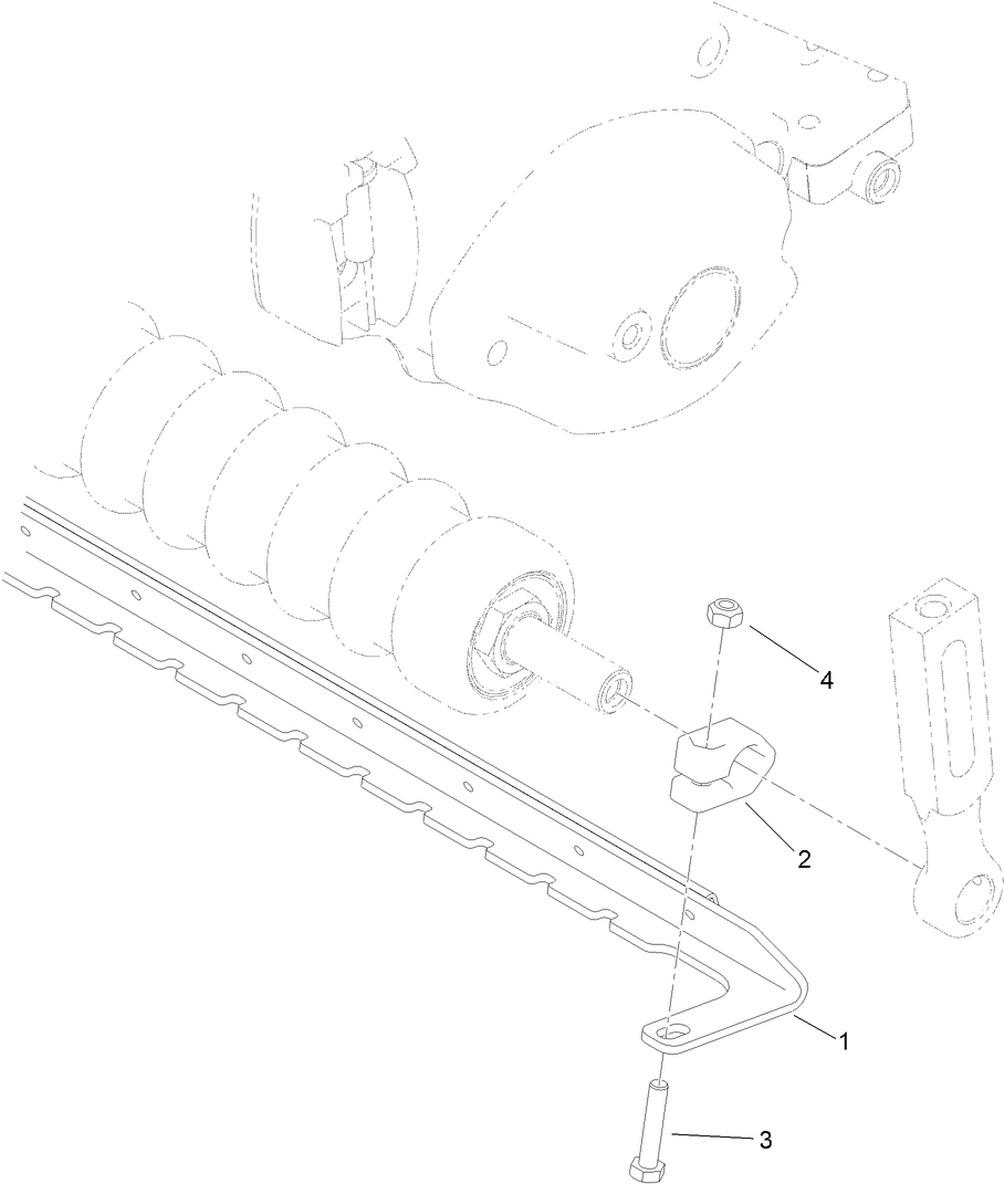 21 Inch Wide Scraper Comb Assembly No. 115-7381