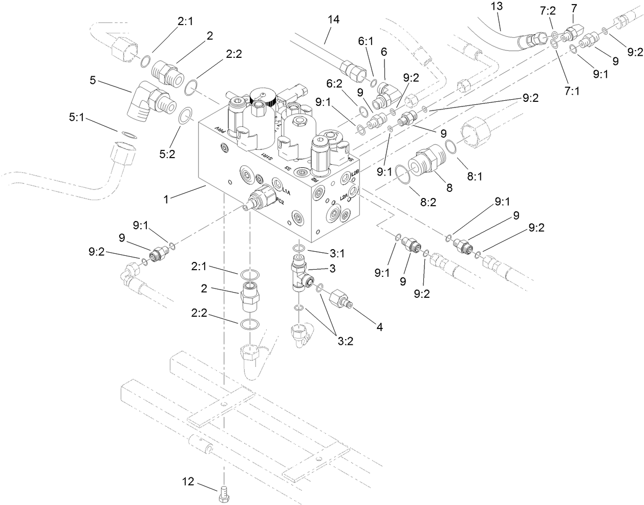 Manifold Block Installation Assembly