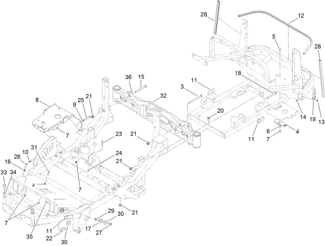 Frame and Axle Assembly