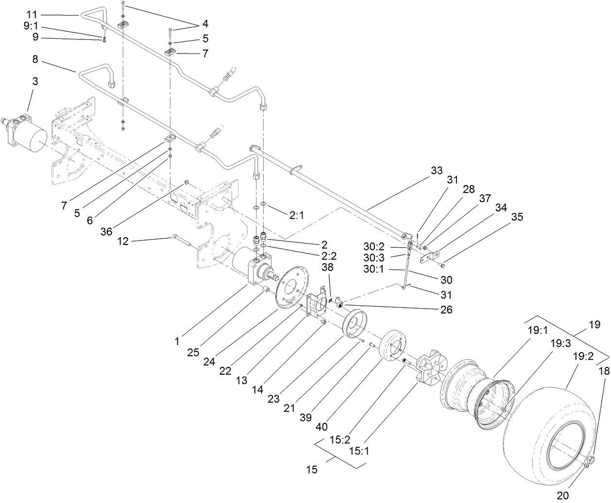 Front Wheel and Brake Assembly