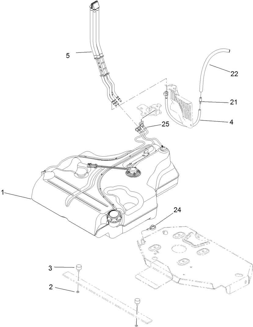 Fuel Tank Mounting Assembly