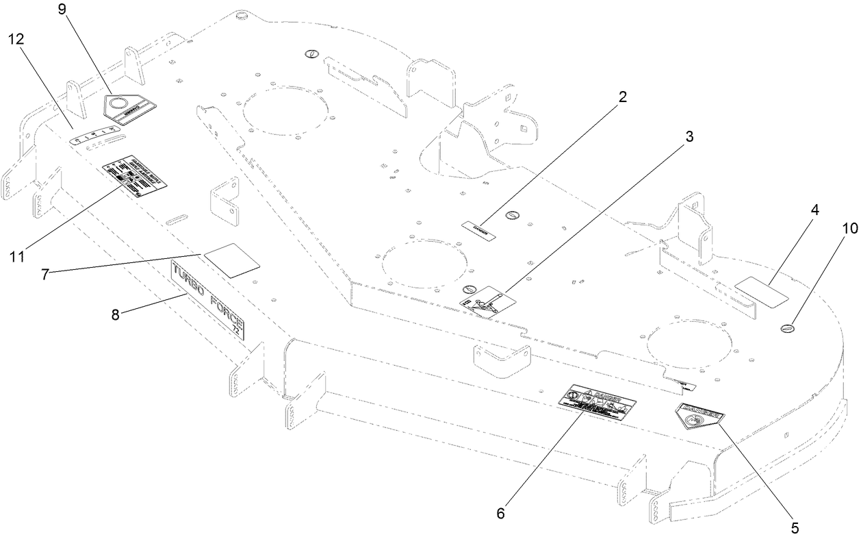 Deck Decal Assembly No. 114-5820