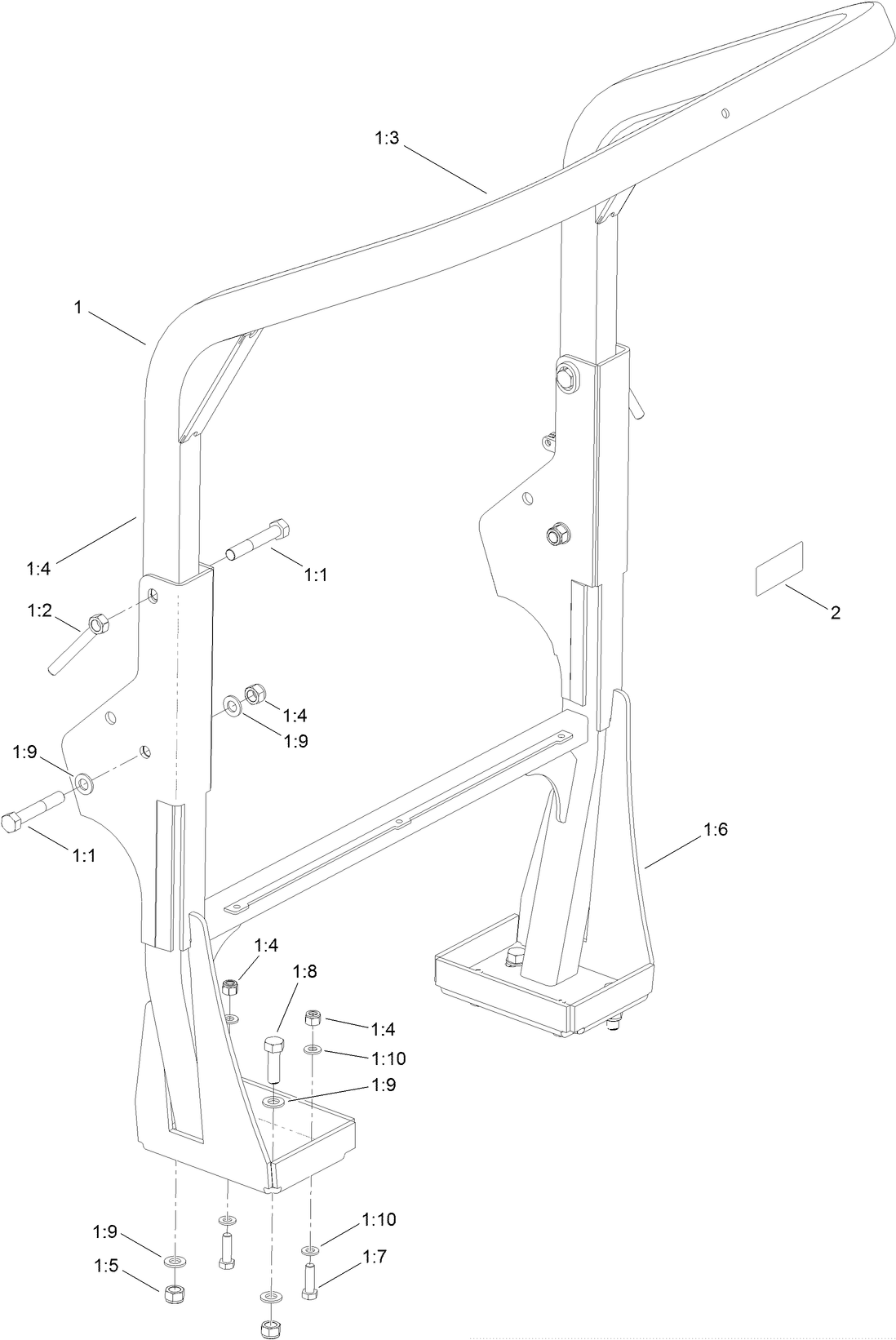 Roll-Over Protection System Assembly