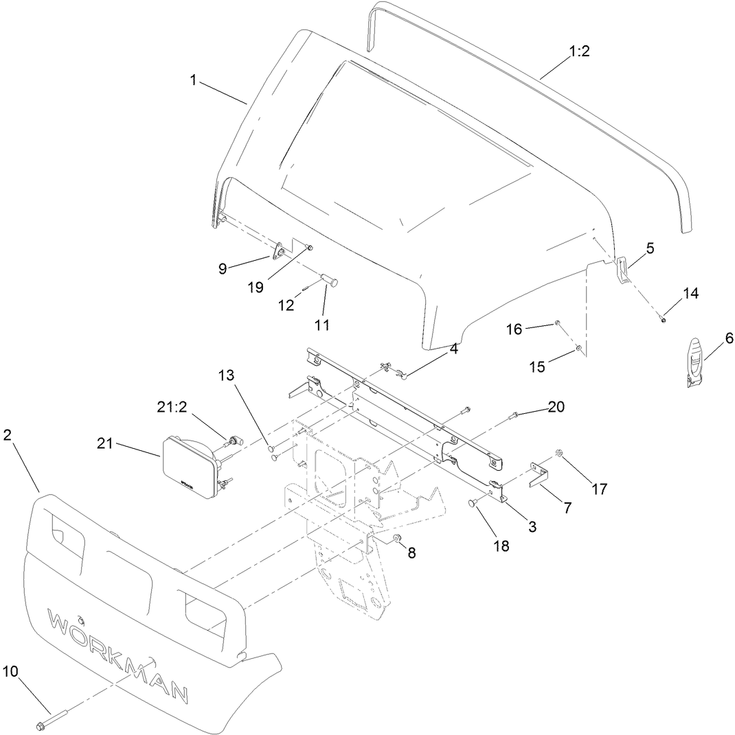 Hood and Bumper Assembly