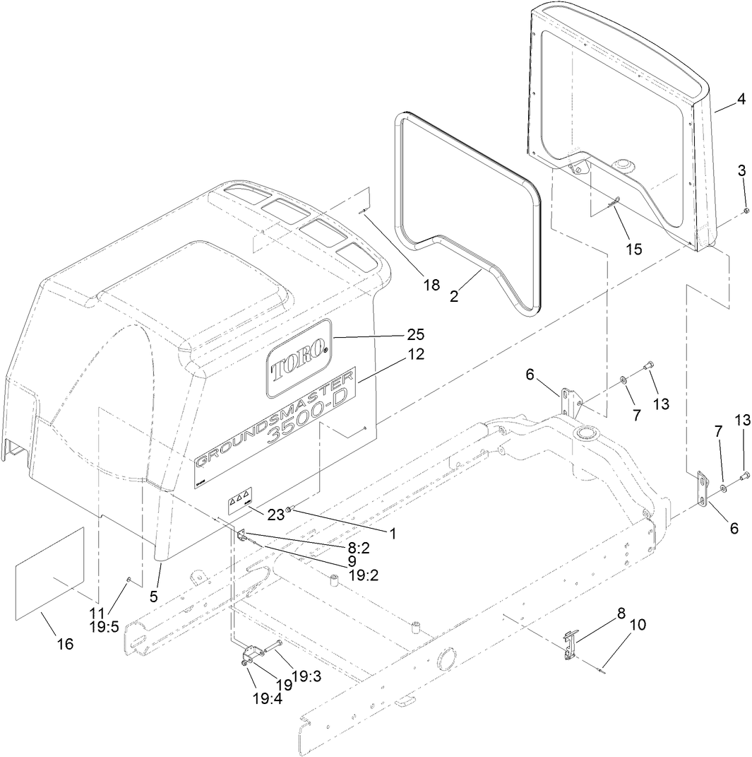 Hood and Screen Assembly