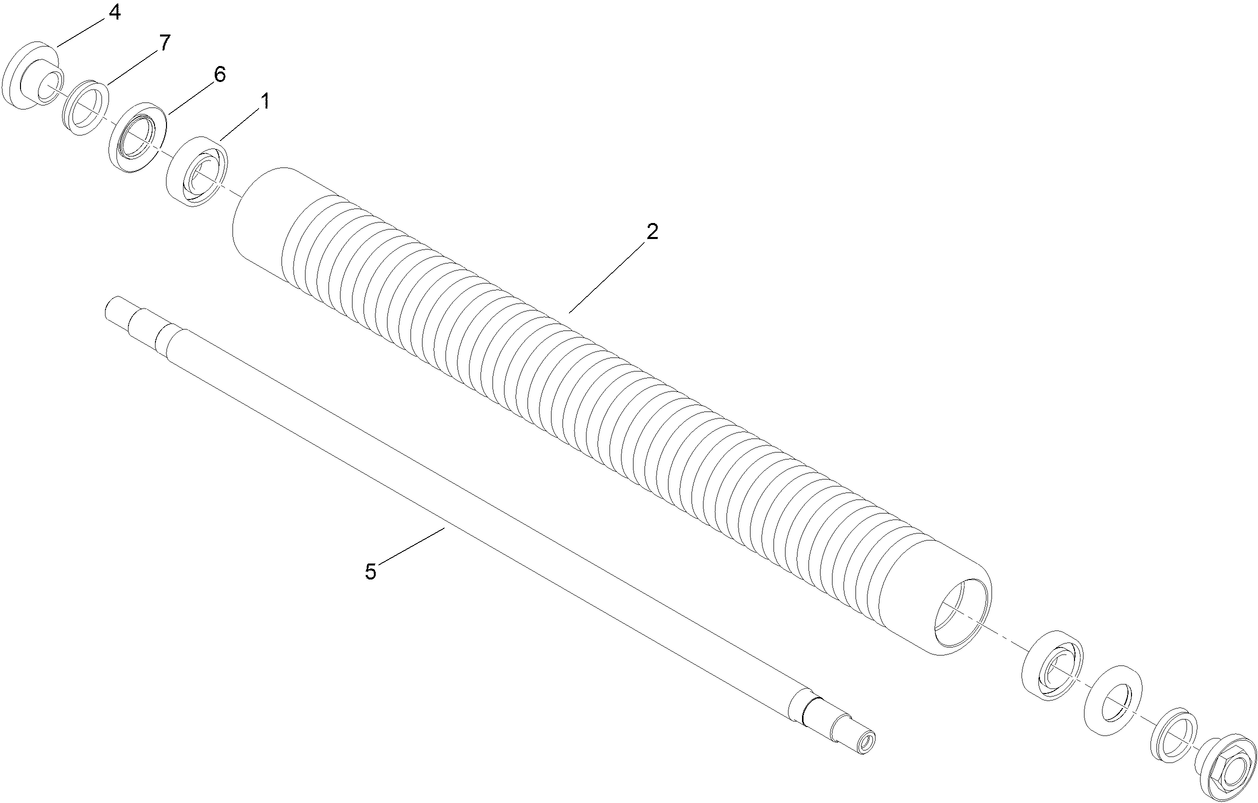 Extended Narrow Wiehle Roller Assembly No. 121-4675