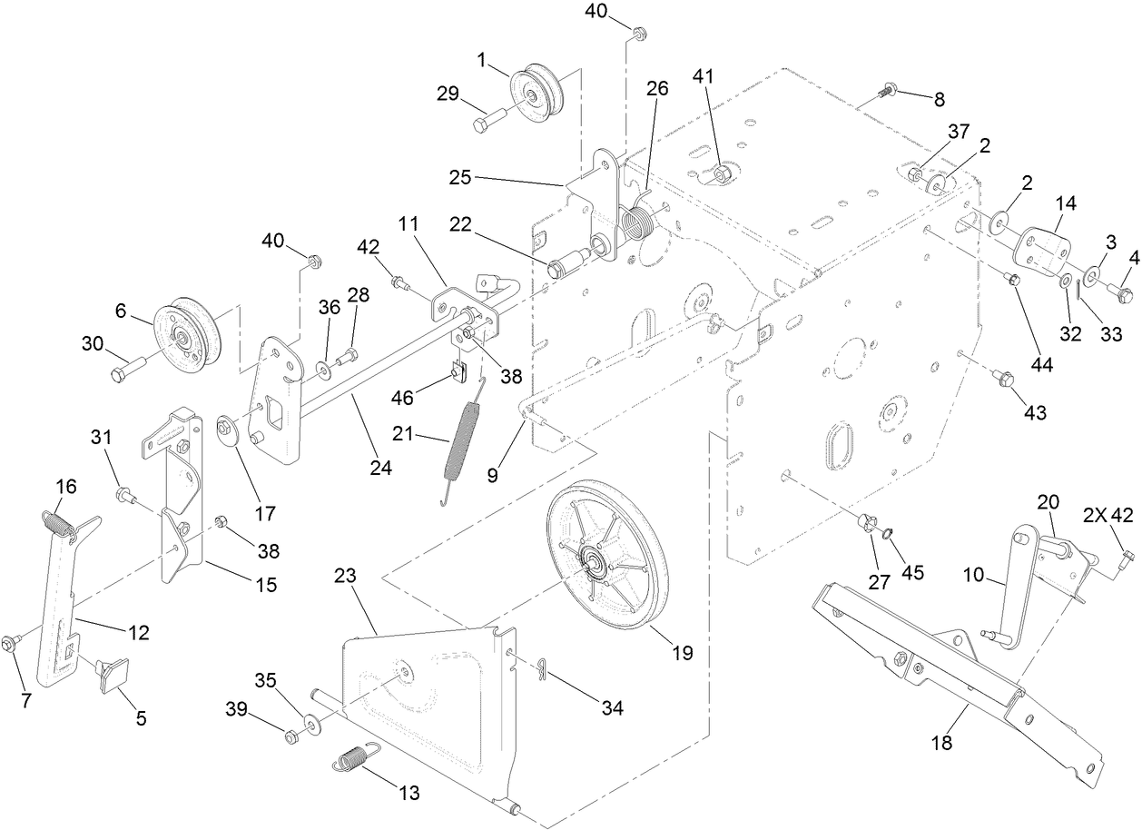 Idler and Linkage Assembly