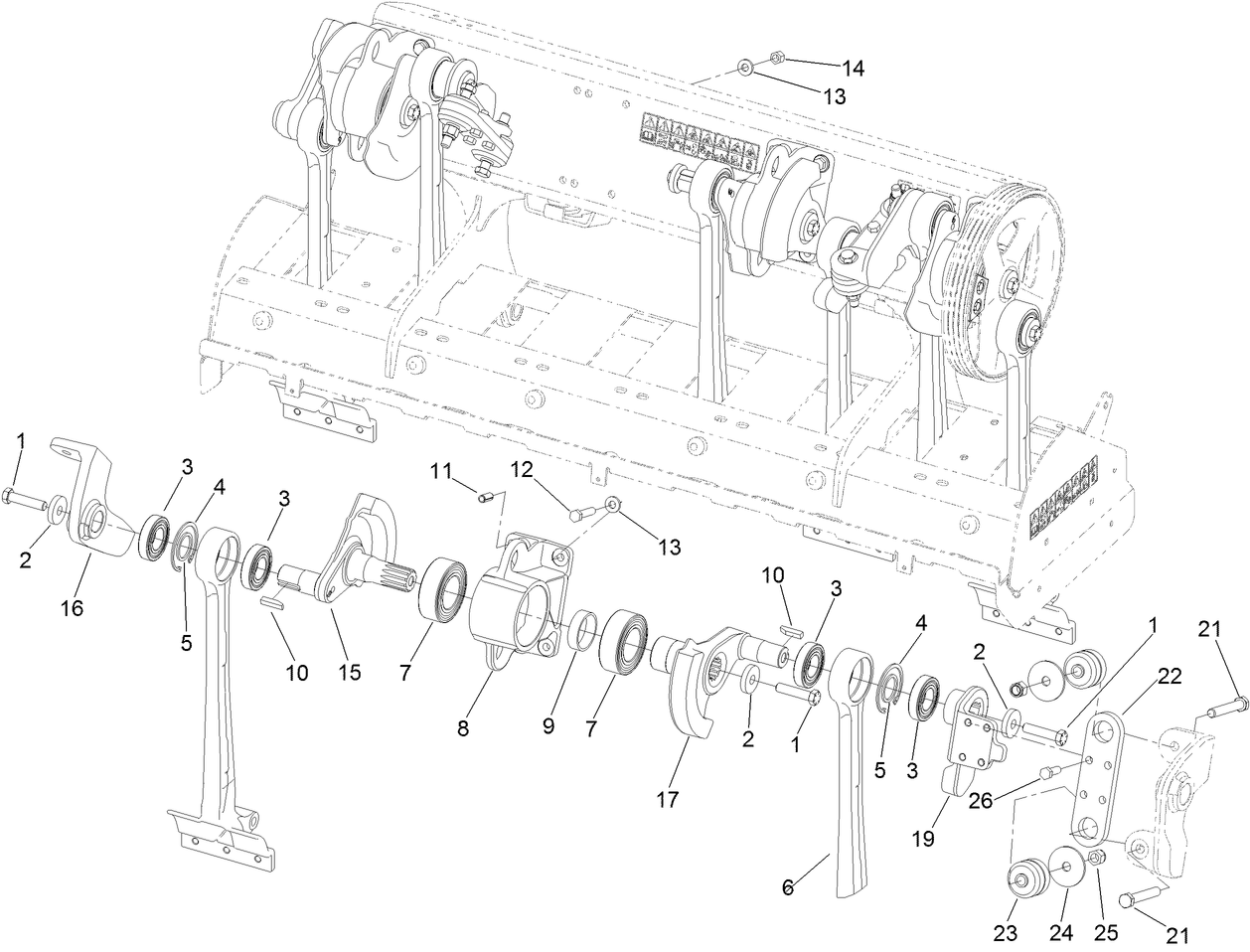 No. 5 and No. 6 Crankarm Assembly