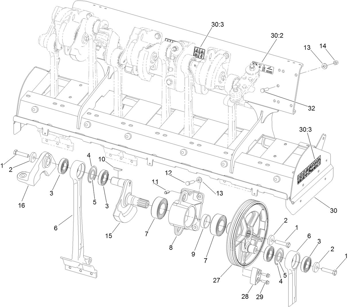 No. 1 and No. 2 Crankarm Assembly
