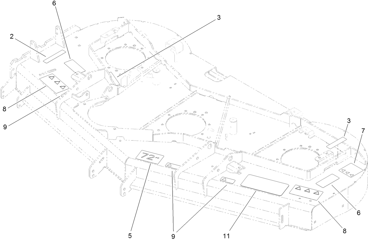 Deck Decal Assembly No. 108-9901