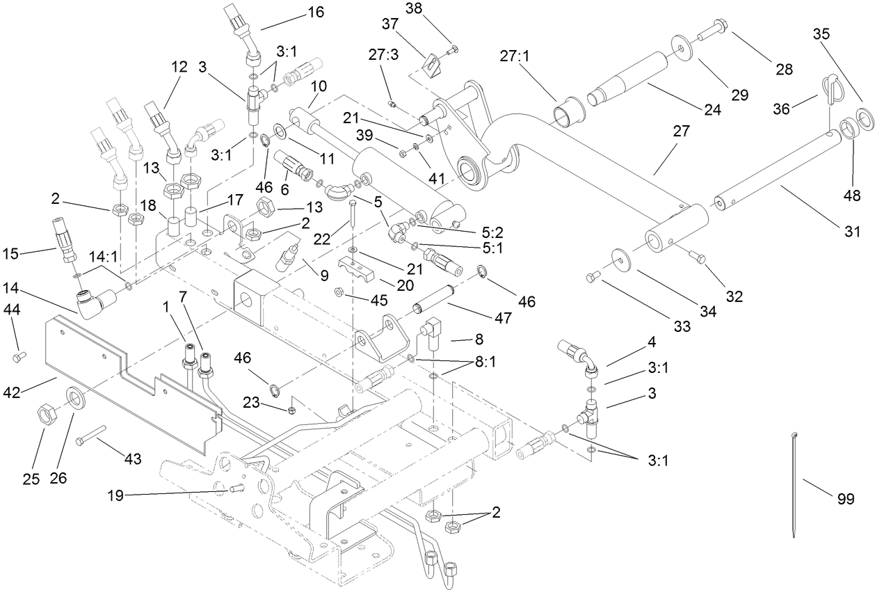 Rear Lift Arm Assembly