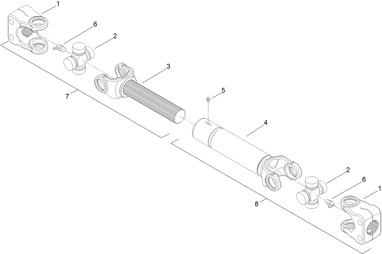 Drive Shaft Assembly No. 110-4585