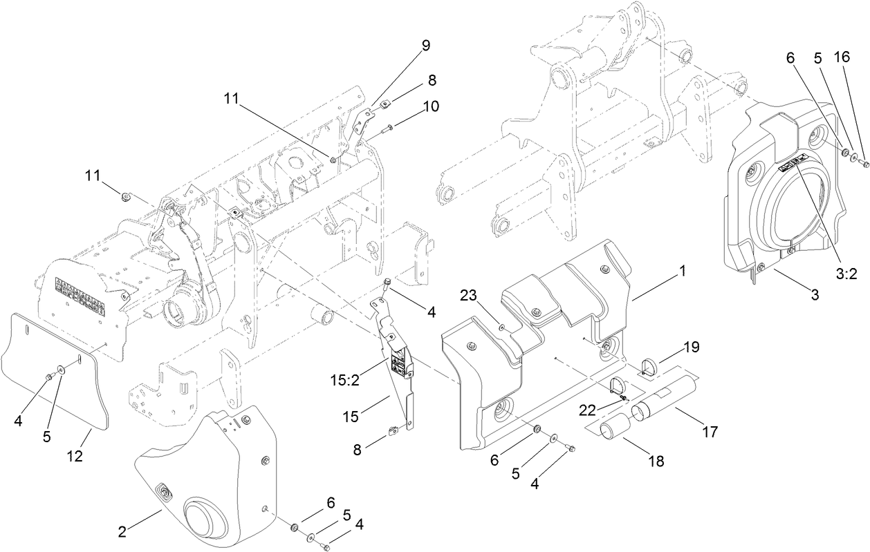 Right Hand Front Cover Assembly