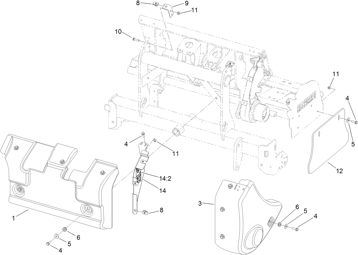 Left Hand Front Cover Assembly