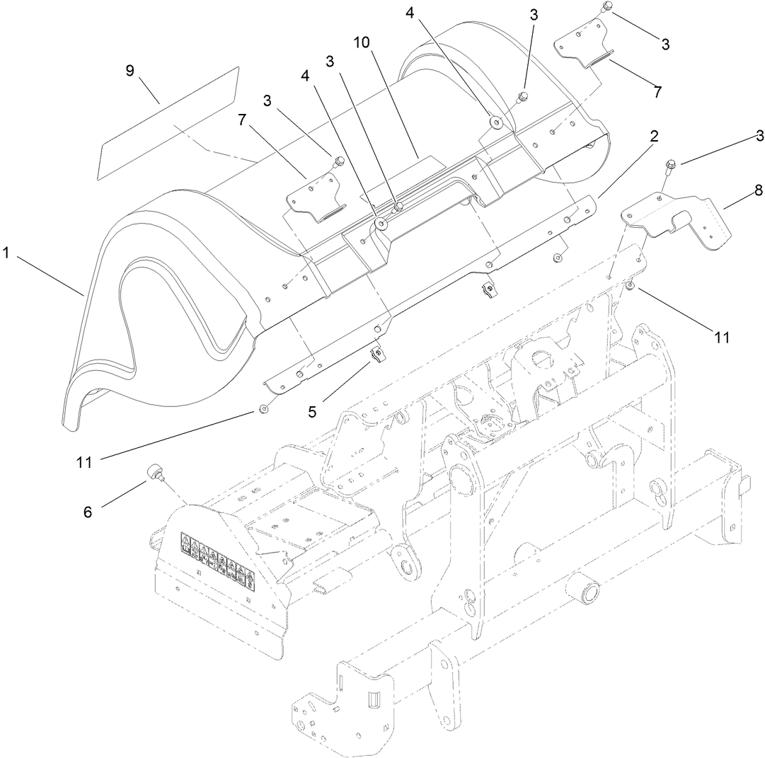 Right Hand Rear Cover Assembly