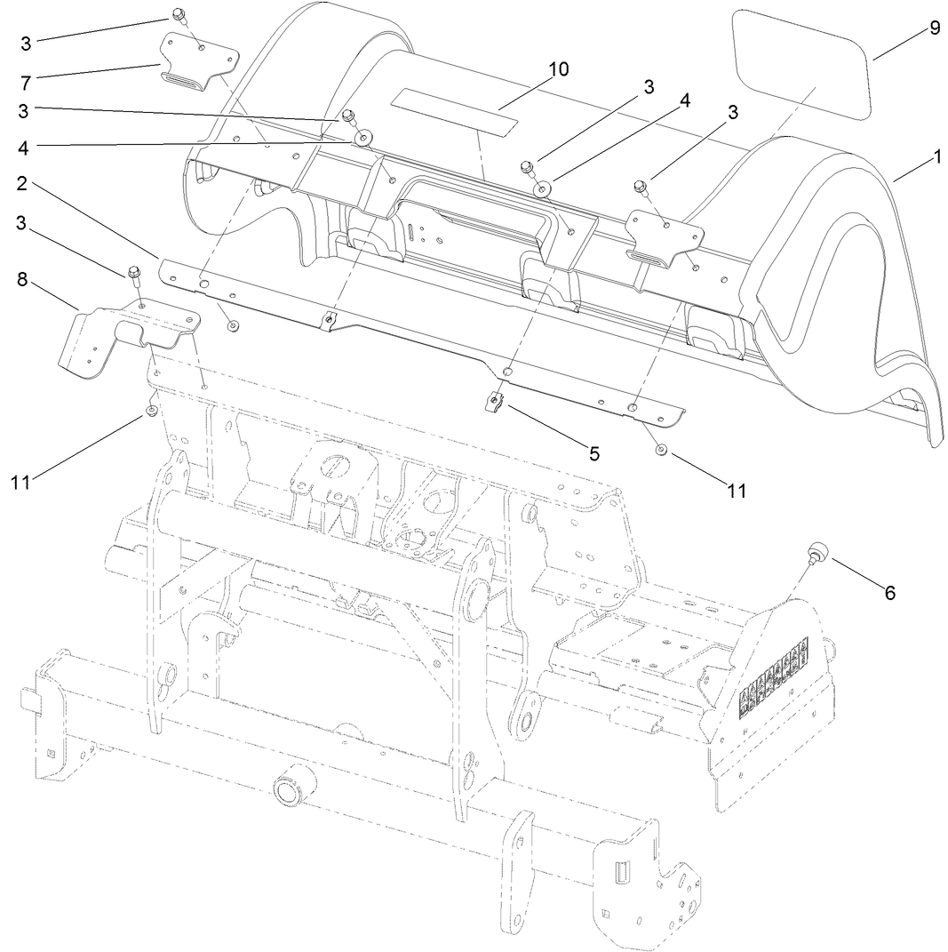 Left Hand Rear Cover Assembly